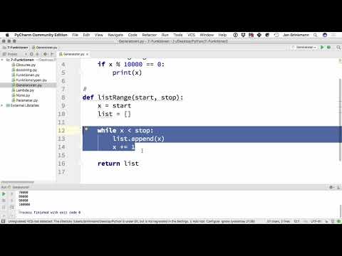 Programmieren mit Python &ndash; 7.8 Generatoren