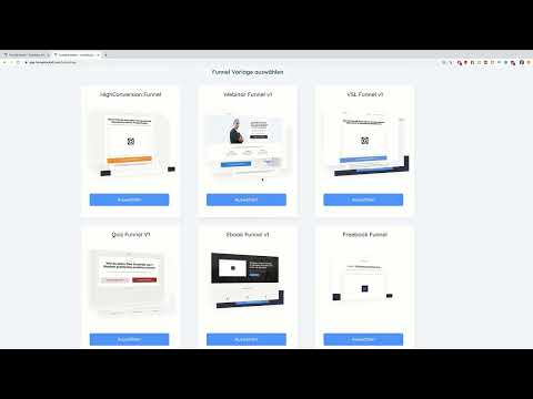 Acquisizione clienti su Internet: Attivare il template del funnel e fare i primi passi