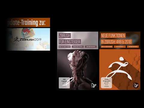 ZBrush 2019 - Video-træning til opdatering: 1 | Træningsoversigt
