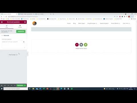 Elementor für WordPress: 16.3 | Shortcode und HTML