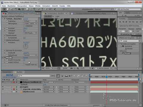 Videoeffekter - Del 2.1: Matristext och -videolook