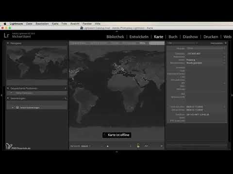 Lightroom için yeni başlayanlar ve ileri düzey kullanıcılar: 03 - Kontrollerin Genel Bakışı - 3.3 - Haritalar