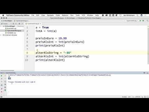 Programmare con Python - 2.3 Conversione dei tipi