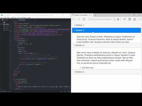 De ultieme training voor JavaScript en jQuery - 5.2 Accordeon en Thema-generator.
