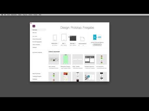 Adobe XD: 03 | Introducción, pantalla de inicio y funciones disponibles