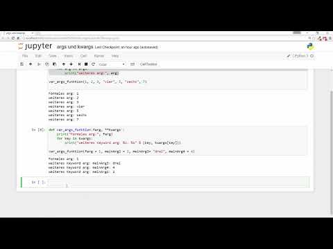 Python-ohjelmointi aloittelijoille - 44 *args ja **kwargs Pythonissa