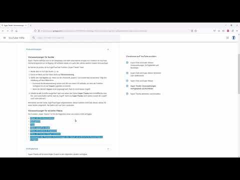 YouTube-marknadsf&ouml;ring: 6.10 | Konfigurera Super Thanks-funktionen
