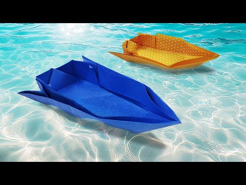 Voorbeeldafbeelding: Boot van papier vouwen: Top 5 origami-schepen om te knutselen