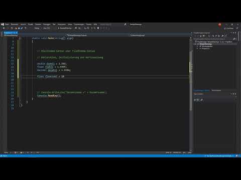 Programmation C# : 5.3 | Exemples de types de données Partie 2 (par exemple Float, Double, Decimal)