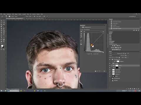 Separación de frecuencias en Photoshop - 28 Dodge and Burn hair