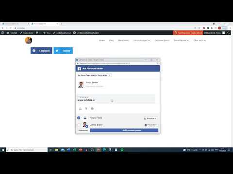 Elementor för WordPress: 20:15 | Delningsknapp