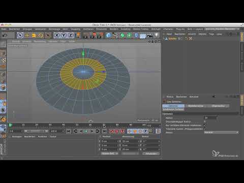 Cinema 4D, Photoshop ile buluşuyor: 1 - 2.06. Sahne modelleniyor: Yuvarlak yapı için temel şekil oluşturuluyor