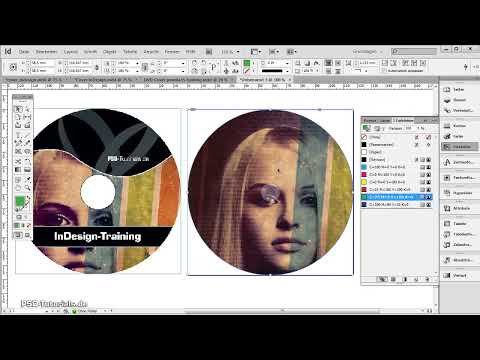 DVD-Cover und DVD-Label gestalten - Teil 4: Label erstellen in InDesign