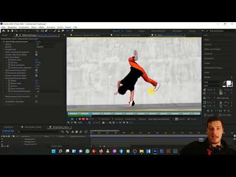 After Effects dersi: 7.4 | Rotobrush aracı: hızlandırılmış ikinci örnek