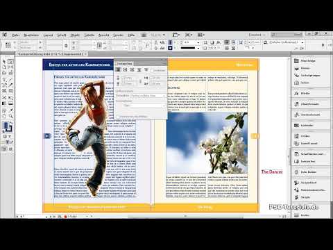 Le flux de texte dans InDesign