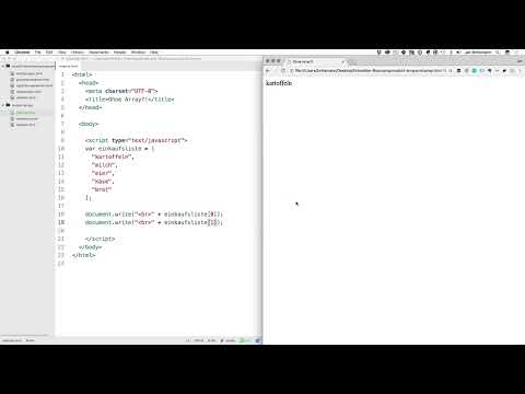 Programmazione software per principianti: 4.2 La struttura degli array