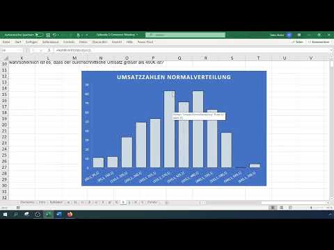 Statistik in Excel am Fallbeispiel einer Umfrage: 3.2 Normalverteilungsfunktion Wahrscheinlichkeitstheorie