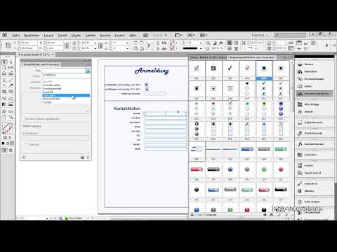 InDesign'de etkileşimli formlar oluşturma