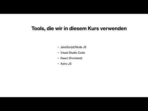 OpenAI API: 2.1 | Gereedschappen die we zullen gebruiken