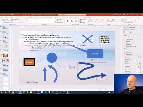 PowerPoint-kursus: 6.4 | Freehand-linjer, pile & former.