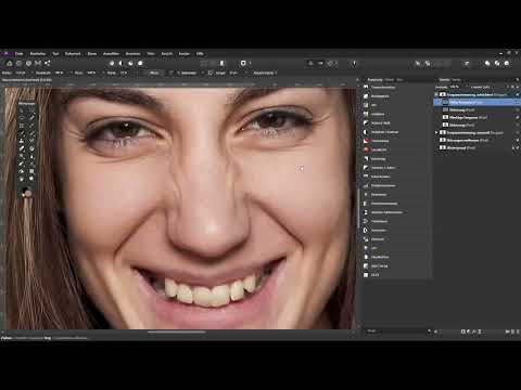Affinity Photo'da güzellik düzenlemesi: 05 | Cilt düzenleme detayları