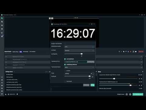 Streamlabs: 12.9 | Uhrzeit einfügen