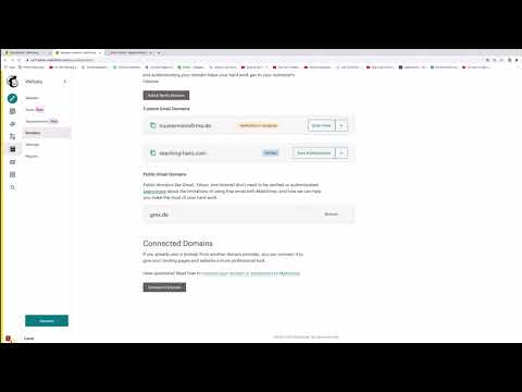Mailchimp: 8.7 | Tilføj brugerdefinerede domæner til Mailchimp.