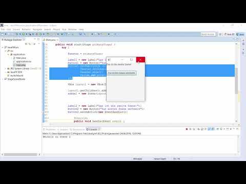 JavaFX käyttöliittymäkehitykseen - 07 Lambda-ilmaisut ja yksinkertaiset painikkeen klikkaukset.