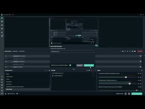 Streamlabs: 5.1 | Bildschirmaufnahme einfügen
