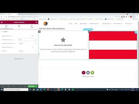 Elementor für WordPress: 9.1 | Spalteneinstellungen