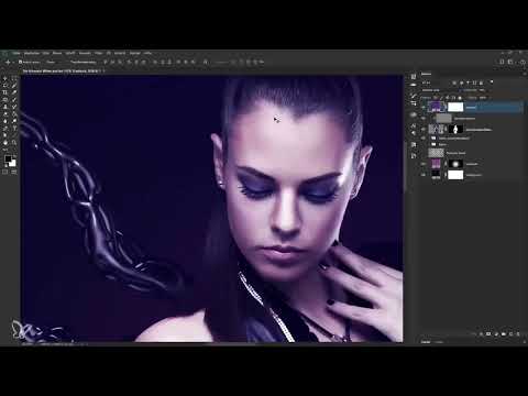 Photoshop'ta kompozisyon oluşturma: Başlangıç Seviyesi - Siyah Dul - 4 Renkli Görünüm ve Son Adımlar