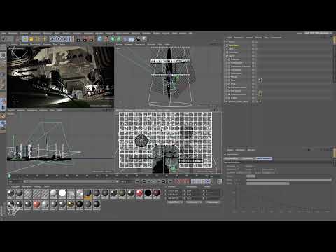 Cinema 4D – Işık Ayarı: 4.5 Strobe ışığı ayarla.