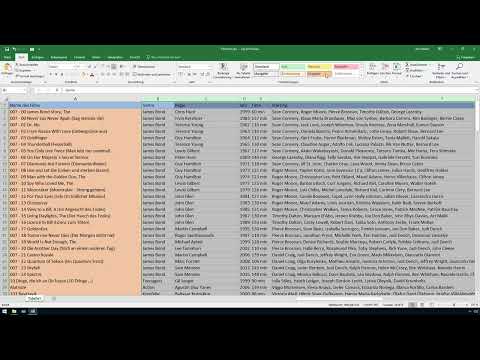 Excel training for more efficiency in the office: Calendar, organization chart & Co - 5.4 Hide rows and columns