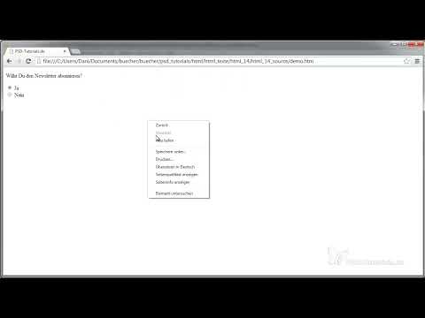 HTML & CSS (14): Formulare (2)