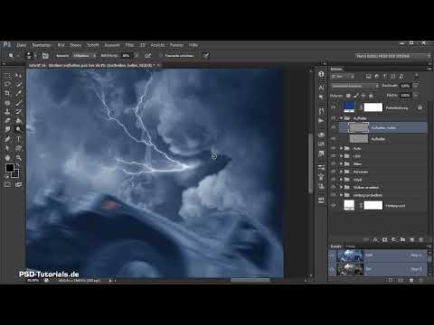 Photoshop Kompozisyonu - Fırtına Dansçıları - Bölüm 16: Bulutları aydınlatma