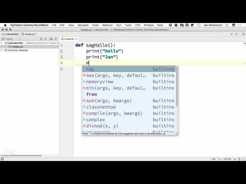Programmieren mit Python – 1.6 Es dreht sich alles um Leerzeichen
