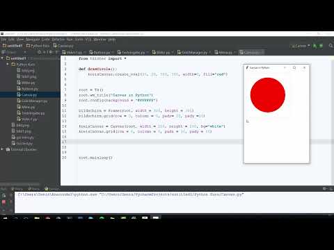 Python-ohjelmointi aloittelijoille - 65 kanvasaikkunaa k&auml;ytt&ouml;liittym&auml;ss&auml;