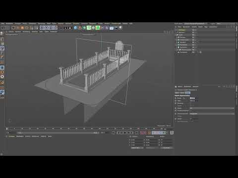 Cinema 4D-tutorial "Underground": 1.13 Kantsten