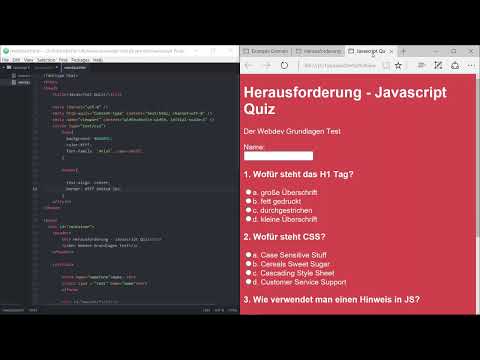 De ultieme training voor JavaScript en jQuery - 1.10 Uitdaging: Quiz, Deel 2