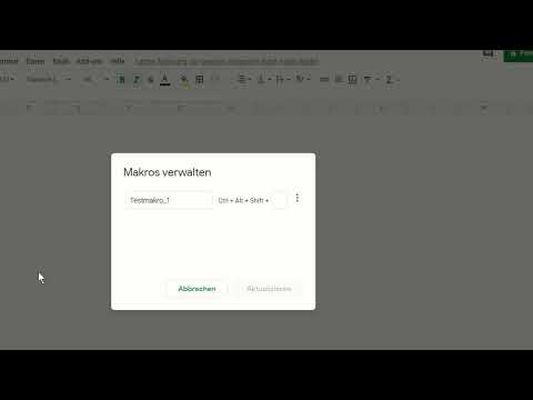 Google Sheets - opetusohjelma: 10.3 Makrot