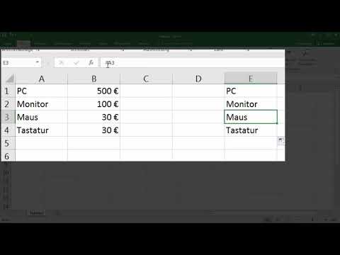 Excel-basis - inleiding voor beginners: 12 Wat betekent men met verwijzingen? (relatieve celverwijzingen)