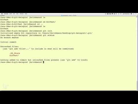 Versioidenhallinta Gitillä, GitHubilla ja muilla – 05 Luoda repository (init, status)