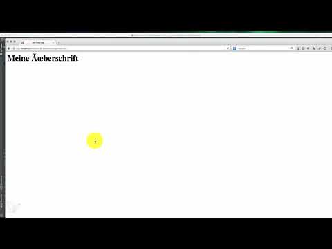 Basics HTML, CSS and JavaScript - 06 The page body with the main content