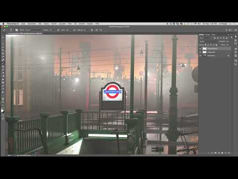 Cinema 4D-tutorial "Underground": 4.2 Lyset male.