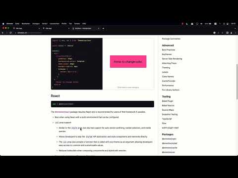 React-Tutorial: 4.4 | Stylen mit Emotion