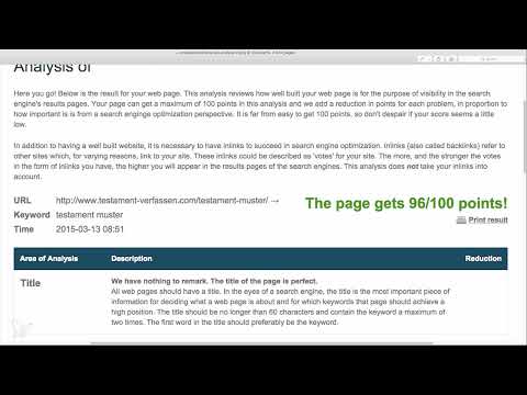 Earn money with the AdSense formula - 4.5 Analyzing the competition: Practice
