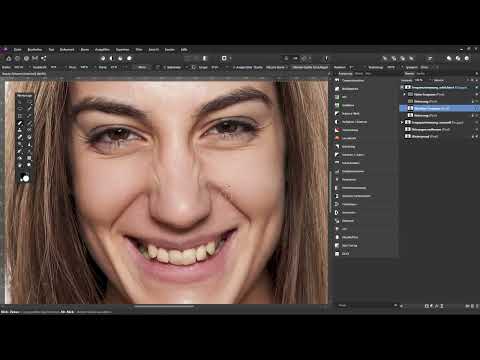 Skönhetsretusch i Affinity Photo: 06 | Mjuka upp rynkor