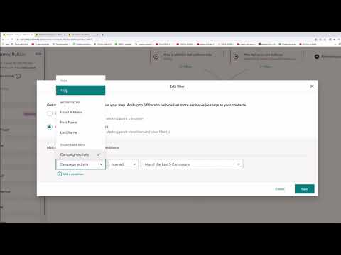 Mailchimp: 5.4 | Trigger i en kunderejse og filterfunktioner