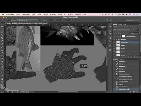 Character Painting in Photoshop - Module 3.2 Animal Surfaces - Scales