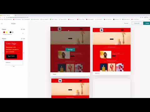 Mailchimp: 8.3 | Website Builder - Indstillinger